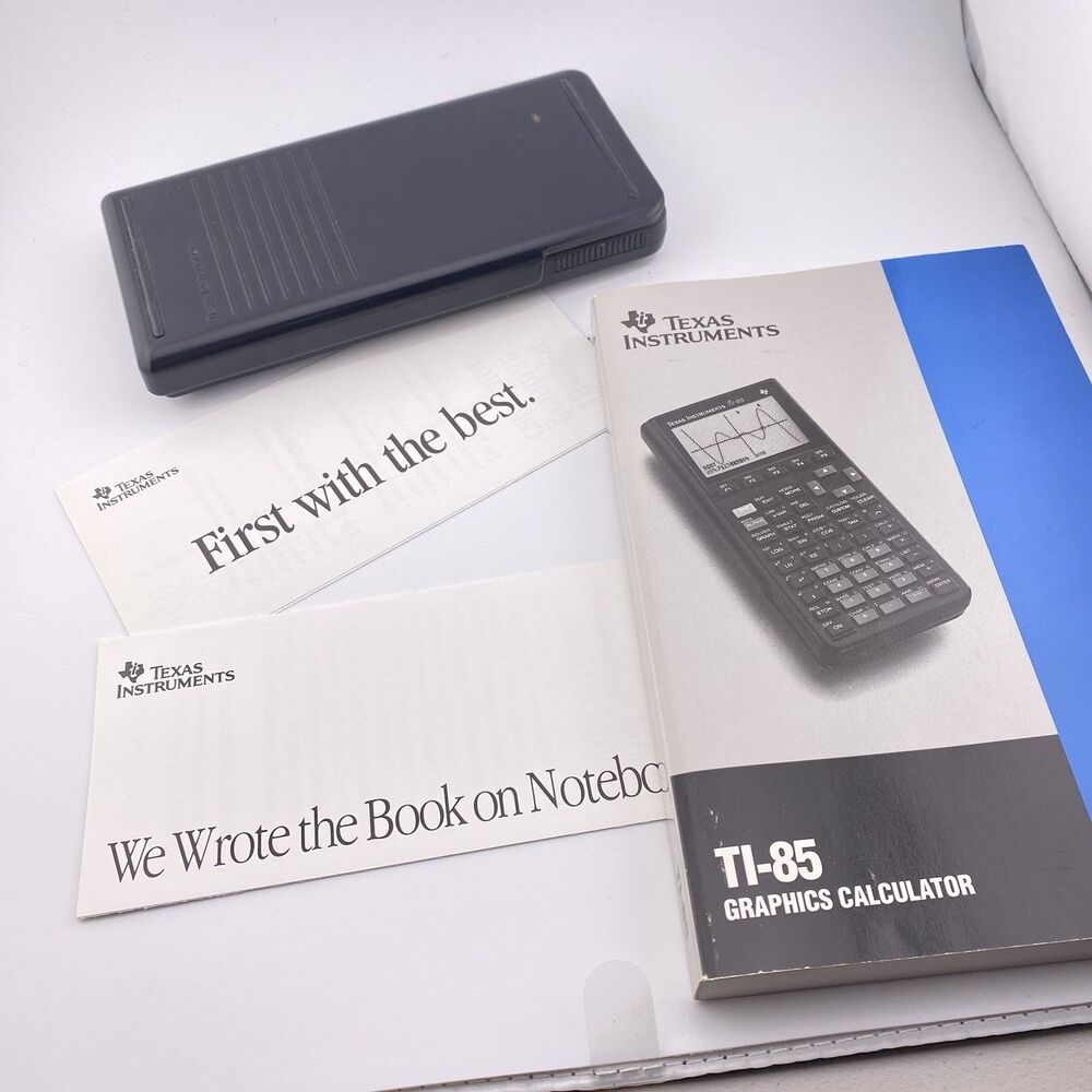 Texas Instruments TI-85 Graphing Calculator, Guide  **Working** - Picture 5 of 6